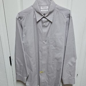 Roundtree & Yorke Gray Dress Shirt Classic Design